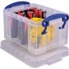 Really Useful Box Aufbewahrungsbox 24,5 x 16 x 18,5 cm (B x H x T) DIN A4 3l Polypropylen transparen