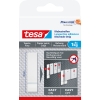 tesa Klebepad Tapeten, Putz Innenbereich 20 x 80 mm (B x L) wei 6 St./Pack.