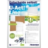 FRANKEN Bilderwechselrahmen Security Feuerfest 62,5 x 87,2 x 1,2 cm (B x H x T) DIN A1 Aluminium sil