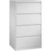 C+P Hngeregistraturschrank Acurado 787 x 1.357 x 590 mm (B x H x T) Stahl, lackiert lichtgrau