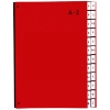 Pultordner DIN A4 A-Z rot 24 Fcher