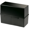 HAN Karteikasten 22,8 x 17,1 x 10,2 cm (B x H x T) DIN A5 quer 500 Karten Polystyrol schwarz