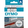 DYMO Schriftbandkassette 19 mm x 7 m (B x L) wei schwarz