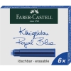 Faber-Castell Tintenpatrone Standard lschbar knigsblau 6 St./Pack.