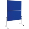 Legamaster Moderationstafel ECONOMY Mae der Oberflche: 120 x 150 cm (B x H) Filz blau