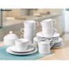 Esmeyer Kaffeeservice Heike 6 x Tassen, Untertassen, Dessertteller, 1 x Zuckerdose, 1 x Milchknnch