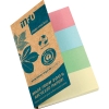 Info Haftmarker Nature 50 x 20 mm (B x H) pastellrosa, pastellblau, pastellgrn, pastellgelb 40 Bl./