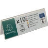 Exacompta Tischnamensschild Office Exacryl 15 x 5 x 14 cm (B x H x T) Acryl kristall 10 St./Pack.