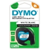 DYMO Schriftbandkassette 12 mm x 4 m (B x L) wei schwarz