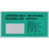 WIHED Dokumententasche Lieferschein-Rechnung, mehrsprachig DIN lang 240 x 130 mm (B x H) Pergamynpa