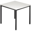 Hammerbacher Konferenztisch 800 x 720 x 800 mm (B x H x T) Spanplatte Farbe der Tischplatte: weiss