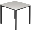 Hammerbacher Konferenztisch 800 x 720 x 800 mm (B x H x T) Spanplatte Farbe der Tischplatte: lichtgr