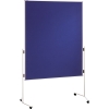 FRANKEN Moderationstafel ECO Mae der Oberflche: 120 x 150 cm (B x H) Filz blau