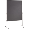 FRANKEN Moderationstafel ECO Mae der Oberflche: 120 x 150 cm (B x H) Filz grau