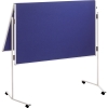 FRANKEN Moderationstafel ECO Mae der Oberflche: 120 x 150 cm (B x H) Filz blau