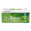 Fripa Toilettenpapier Basic 2-lagig wei 250 Bl./Rl. 8 Rl./Pack.