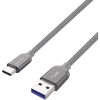 nevox USB-Kabel 2m silbergrau