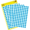 Avery Zweckform Markierungspunkt 8mm Papier blau 416 Etik./Pack.