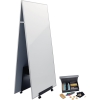 SIGEL Whiteboard Meet up Bundle mixed Mae der Oberflche: 90 x 180 cm (B x H) Tafel magnethaftend b