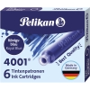 Pelikan Tintenpatrone 4001 TP/6 Standardtintenpatrone lschbar knigsblau 6 St./Pack.