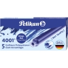 Pelikan Tintenpatrone 4001 GTP/5 Groraumtintenpatrone lschbar knigsblau 5 St./Pack.