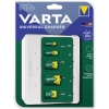 Varta Akkuladegert Universal Charger USB-C-Ladekabel AAA/Micro, AA/Mignon, C/Baby, D/Mono, E-Block 