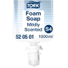 Tork Schaumseife mild dermatologisch getestet 5 Flakon Kunststoff, recyclebar 6 x 1 l/Pack.