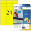 HERMA Universaletikett farbig 70 x 37 mm (B x H) wieder ablsbar Papier gelb 480 Etik./Pack.