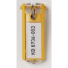 DURABLE Schlsselanhnger KEY CLIP 24 x 68 x 15 mm (B x H x T) Kunststoff gelb 6 St./Pack.