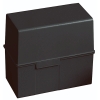 HAN Karteikasten 16,5 x 12,8 x 9,5 cm (B x H x T) DIN A6 quer 400 Karten Polystyrol schwarz