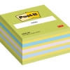 Post-it Haftnotizwrfel 76 x 45 x 76 mm (B x H x T) neongrn, neongelb, paradiseblau, flieder, retr