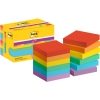 Post-it Haftnotiz Super Sticky Notes Playful Collection 47,6 x 47,6 mm (B x H) je 2 x ultrarot, vit