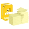 Post-it Haftnotiz Z-Notes 76 x 76 mm (B x H) gelb 100 Bl./Block 12 Block/Pack.