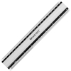 Westcott Lineal 30cm Aluminium silber