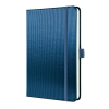 SIGEL Notizbuch Conceptum ca. DIN A5 kariert blau metallic 97 Bl.