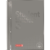 BRUNNEN Collegeblock Student Colour Code DIN A4 kariert mit Rand innen/auen 90g/m silber 80 Bl.