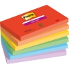 Post-it Haftnotiz Super Sticky Notes Playful Collection 127 x 76 mm (B x H) je 1 x ultrarot, vitalo