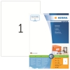 HERMA Universaletikett PREMIUM 210 x 297 mm (B x H) nicht wieder ablsbar Papier wei 200 Etik./Pack