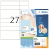 HERMA Universaletikett PREMIUM 70 x 32 mm (B x H) nicht wieder ablsbar Papier wei 2.700 Etik./Pack