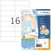 HERMA Universaletikett PREMIUM 105 x 37 mm (B x H) nicht wieder ablsbar Papier wei 1.600 Etik./Pac