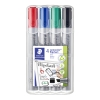 STAEDTLER Flipchartmarker Lumocolor 356 2-5mm farbig sortiert 4 St./Pack.