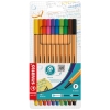 STABILO Fineliner point 88 0,4mm farbig sortiert 10 St./Pack.